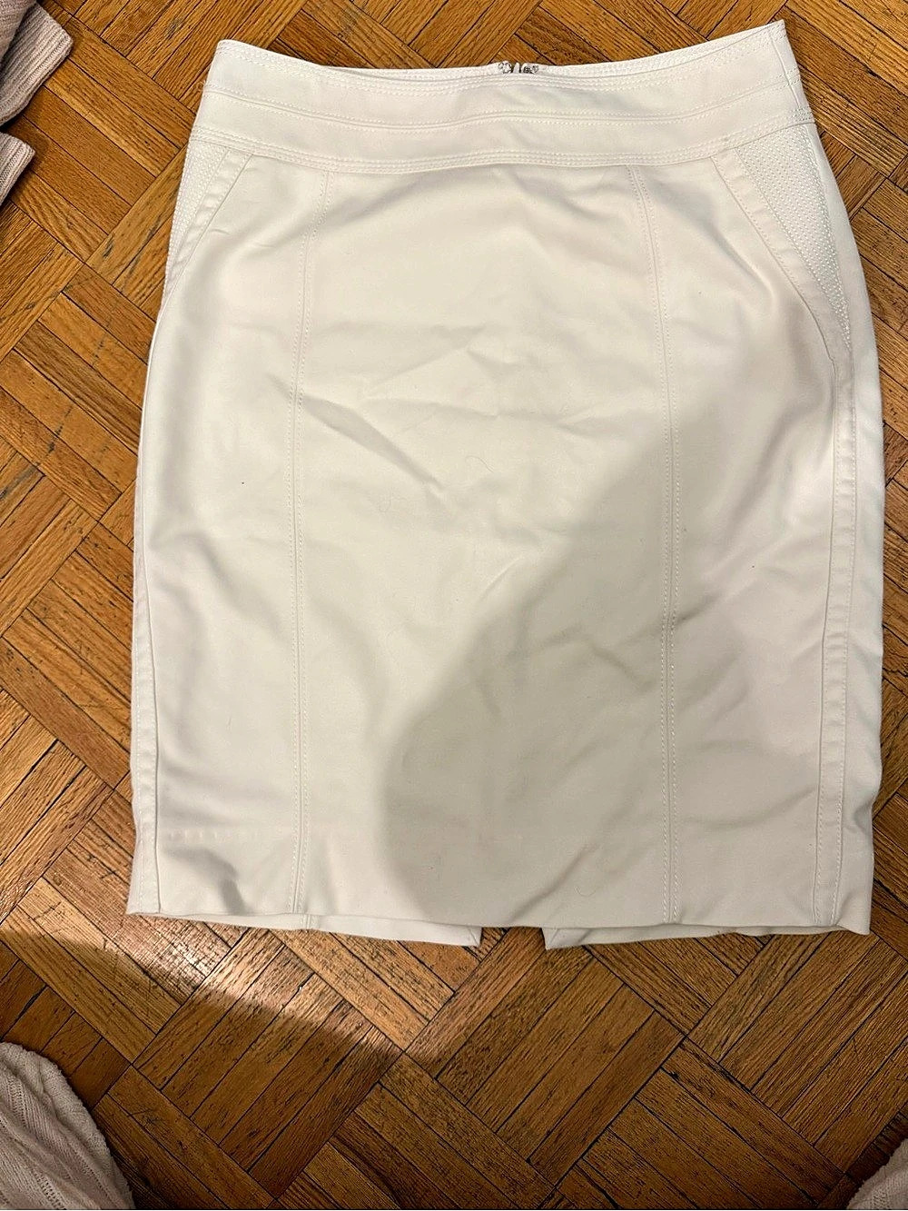 White House Black Market Perfect Form Pencil Skirt White Size 4